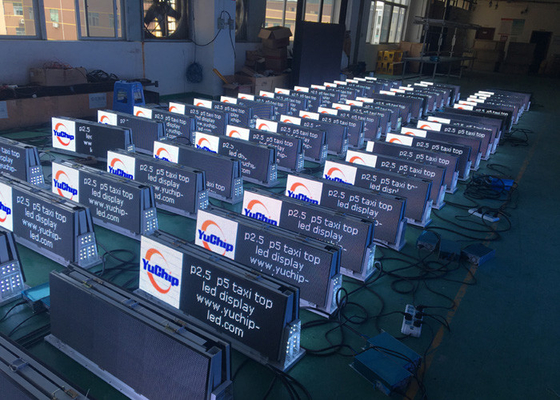 P2.5 Full Color LED Display for Advertising on Taxi Top/LED Sign Board wireless 3G taxi top advrtising