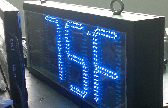Customized LED Scrolling Message Board Signs For Time and Temperature