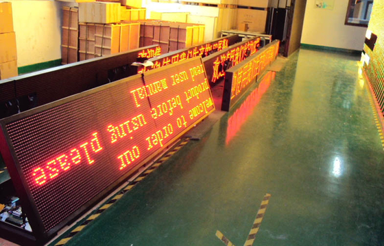 Multi Line LED Scrolling Message Board Three and Four Lines LED Sign 32 x 128