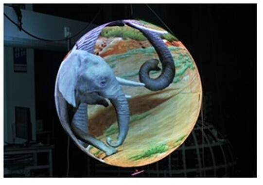 Anti Corrosion Dust Proof P8 Led Screen Ball For Stage  1400 nits