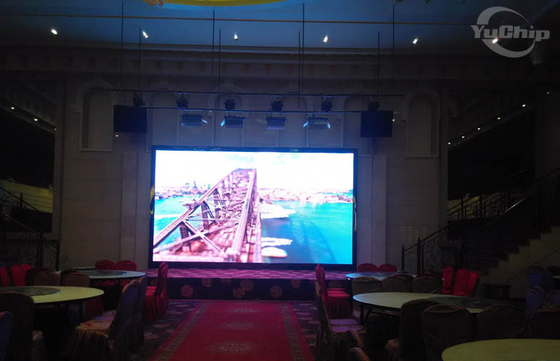 High Definition Indoor P6 LED Display Screen , SMD3258 Stage Super Thin Led Screen