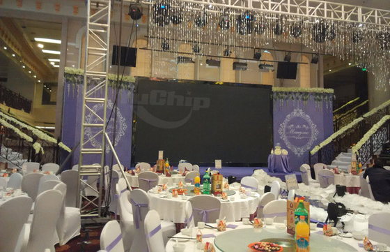 High Definition Indoor P6 LED Display Screen , SMD3258 Stage Super Thin Led Screen