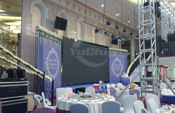 High Definition Indoor P6 LED Display Screen , SMD3258 Stage Super Thin Led Screen